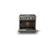 Viking® 7 Series 36" Nantucket Pro Style Dual Fuel Range with Griddle-1