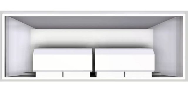 Vent-A-Hood® 66" White Wall Hood-2
