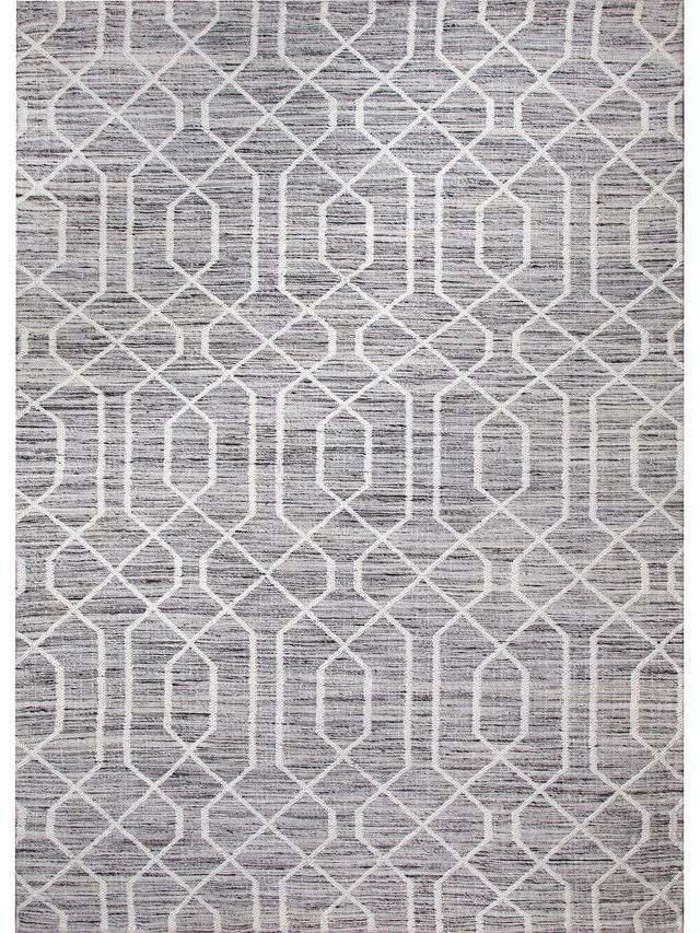 Renwil® Rosemary Grey White 5'3" x 7'3" Area Rug-0
