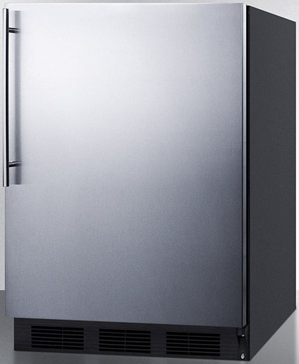 Accucold® by Summit® 24" 5.5 Cu. Ft. Stainless Steel Compact Refrigerator-1