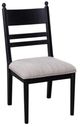 Signature Design by Ashley® Chadworth Black Upholstered Side Chair-0