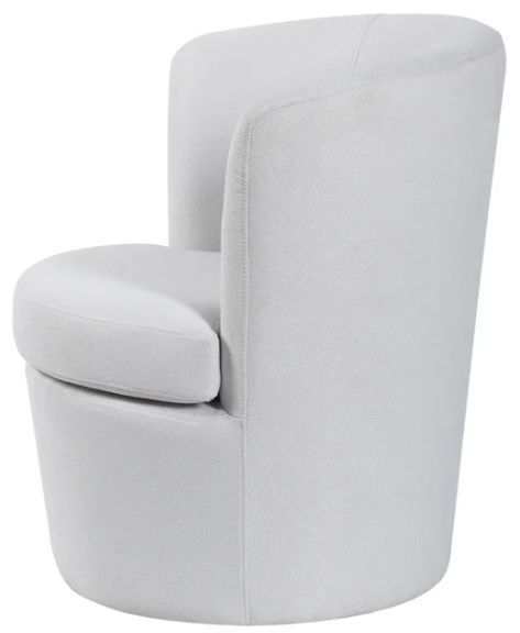 Stylecraft White Swivel Tub Chair-1