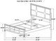 Coaster® Olivia Pearl White Queen Panel Bed -4