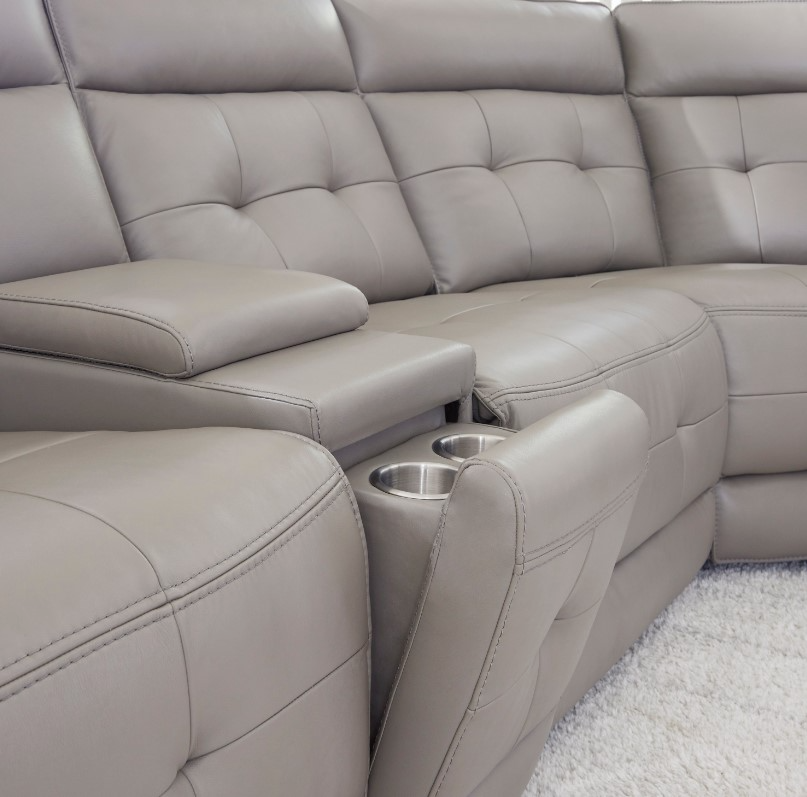 CANTERBURY - マスター Parker House® Canterbury 6-Piece Pewter Power Reclining Zero