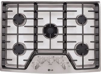LG Studio Series 30" Stainless Steel Gas Cooktop-0