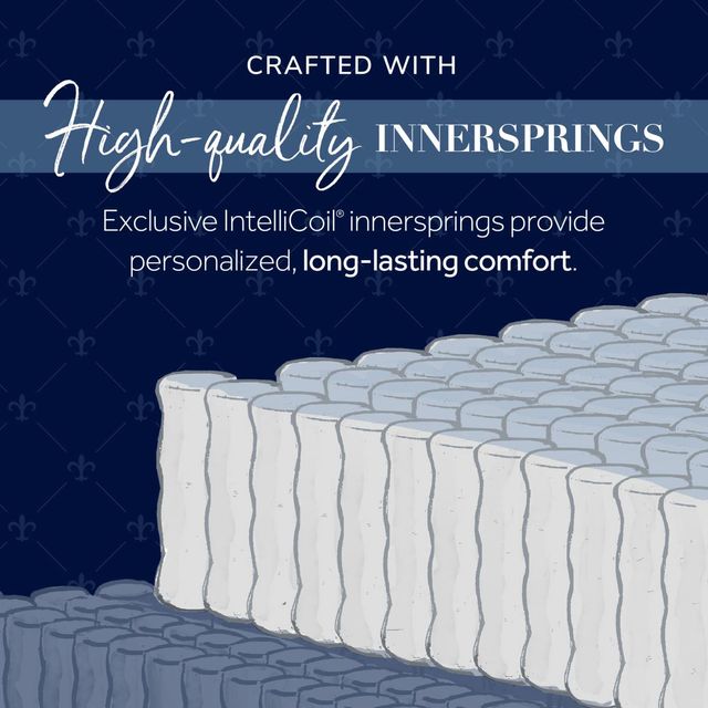 Stearns & Foster® Lux Estate Wrapped Coil Firm Euro Pillow Top Queen Mattress-4