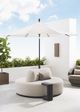 Vanguard® Furniture Customizable Nested Fabric Outdoor S-Curved Floating Pillow-5