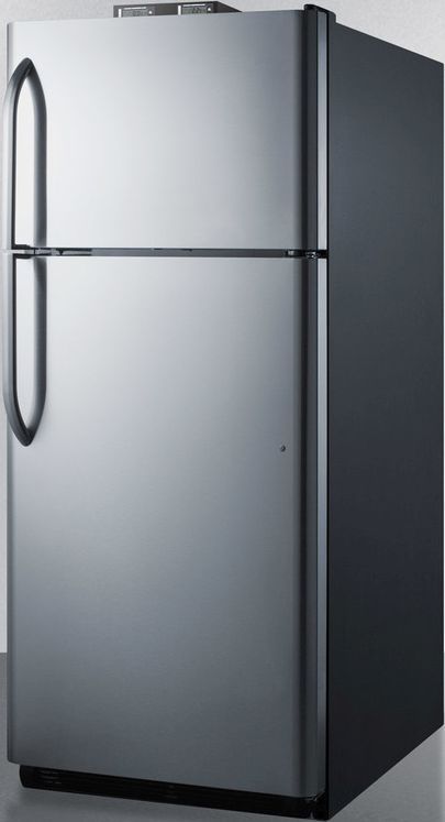 Summit® 30 in. 18.0 Cu. Ft. Stainless Steel Top Freezer Refrigerator-1