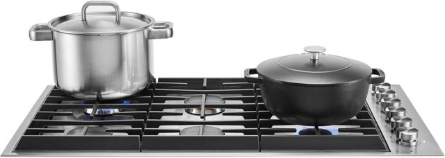 JennAir® 36" Stainless Steel Natural Gas Cooktop-8