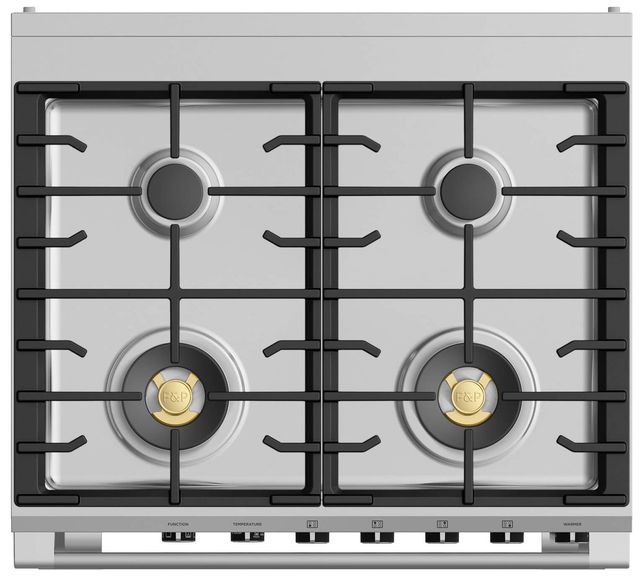 Fisher & Paykel 30" White Pro Style Dual Fuel Range-1