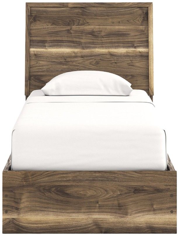 Signature Design by Ashley® Zadilyn Brown Twin Panel Storage Bed-1
