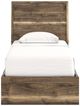Signature Design by Ashley® Zadilyn Brown Twin Panel Storage Bed-1