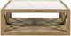 Bassett Mirror Holden Square Tan Coffee Table-1