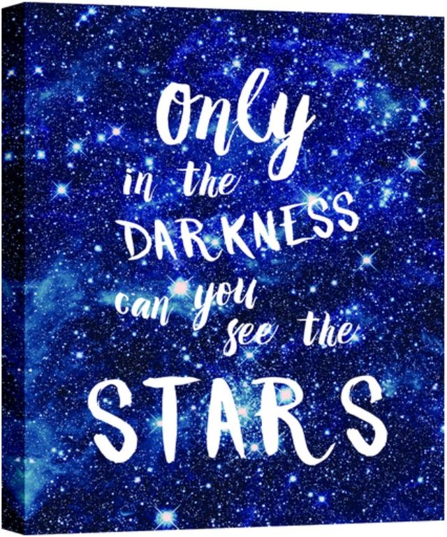 Classy Living Starlit Wisdom Cosmic Quote Wall Art-0