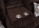 Franklin™ Heston Frenzy Chocolate Power Reclining Sofa with Power Headrest-4