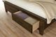Vaughan-Bassett Sawmill Sedona King Louver Storage Bed-1
