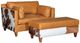 Mayo Furniture Customizable Leather and Hair on Hide Chair-0