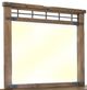 International Furniture Direct Parota Brown Mirror-0