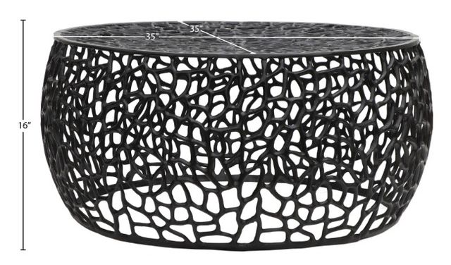 Meridian Furniture Priya Black Coffee Table-3
