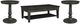 Signature Design by Ashley® Miniore 3-Piece Black Living Room Table Set-0