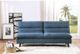 Homelegance® Mackay Blue Convertible Sofa Bed-1