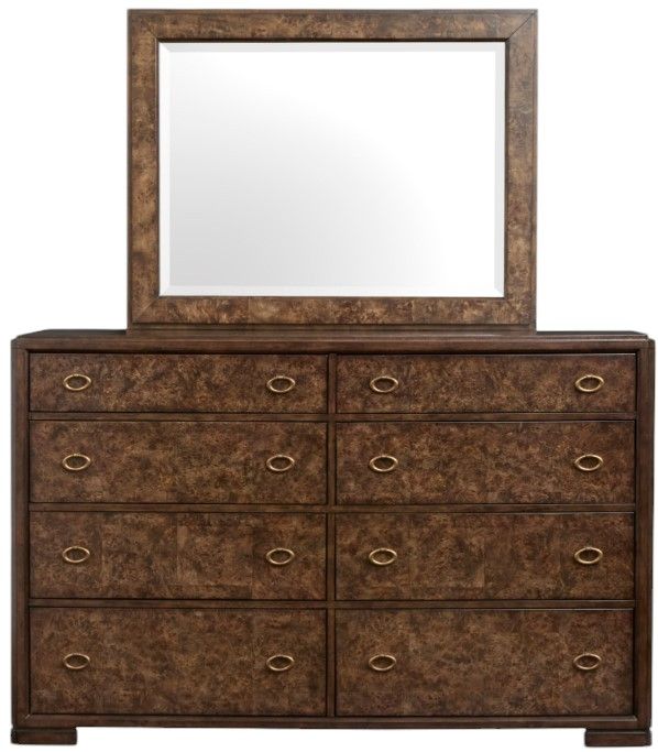 Magnussen Home® Rowan Espresso Brown Dresser and Mirror-2