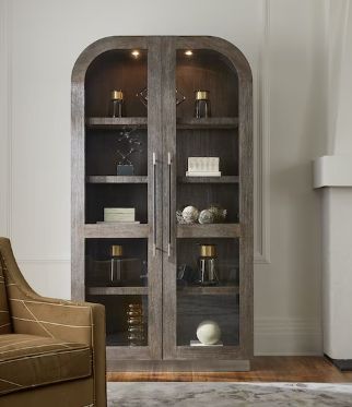 Hooker® Furniture Modern Mood Mink Dining Display Cabinet-1