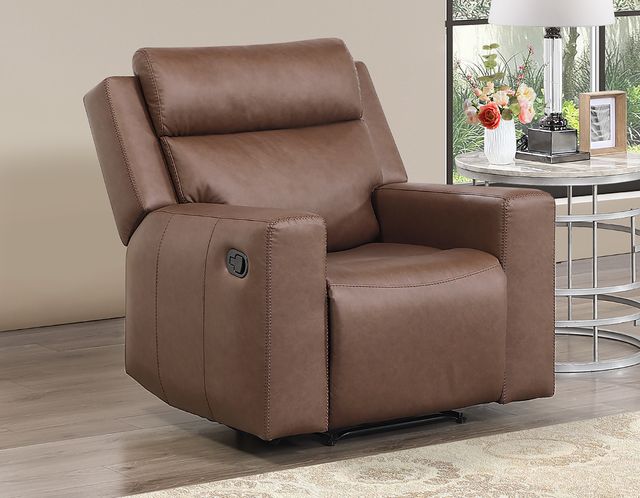 Steve Silver Co. Barron Brown Manual Recliner-2