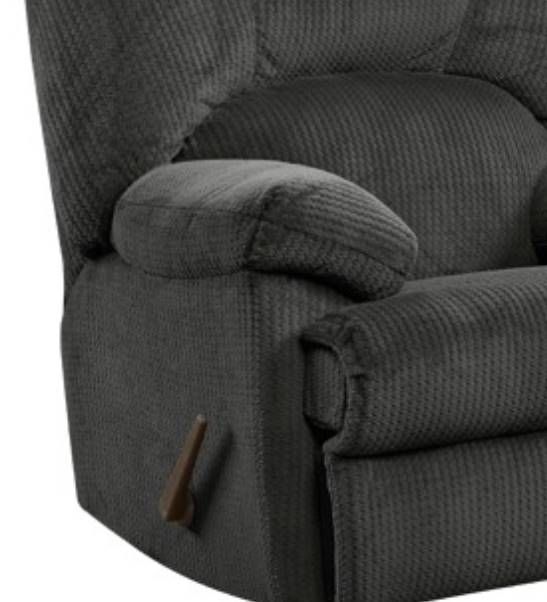 American Wholesale Furniture Feel Good Slate Manual Recliner-1