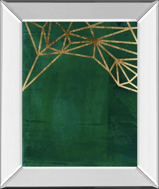 Classy Art Jungle Web II by Jacob Green Mirror Framed Wall Art-0