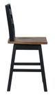 Signature Design by Ashley® Wildenauer Black/Brown Swivel Stool-3
