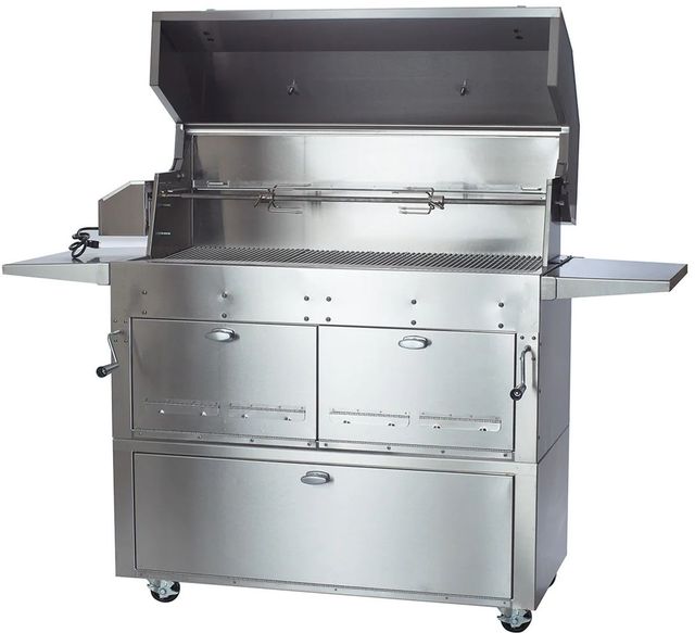 Hasty Bake Hastings 290C 44" Stainless Steel Grill Cart-1