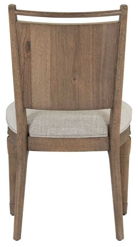 Liberty Furniture Hickory Grove Elliston Oatmeal/Heirloom Brown Panel Back Dining Side Chair-4