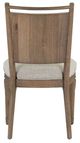 Liberty Furniture Hickory Grove Elliston Oatmeal/Heirloom Brown Panel Back Dining Side Chair-4