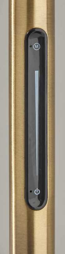 Adesso® Bolton Antique Brass/Brown LED Desk Lamp-1