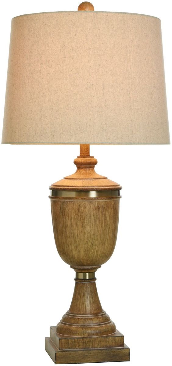 Stylecraft Resin Brown Table Lamp-4