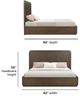 Flexsteel® Athens Chocolate Brown King Panel Storage Bed-2