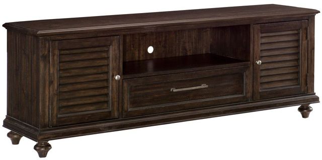 Mazin Furniture Cardano Driftwood Charcoal 72" TV Stand-2