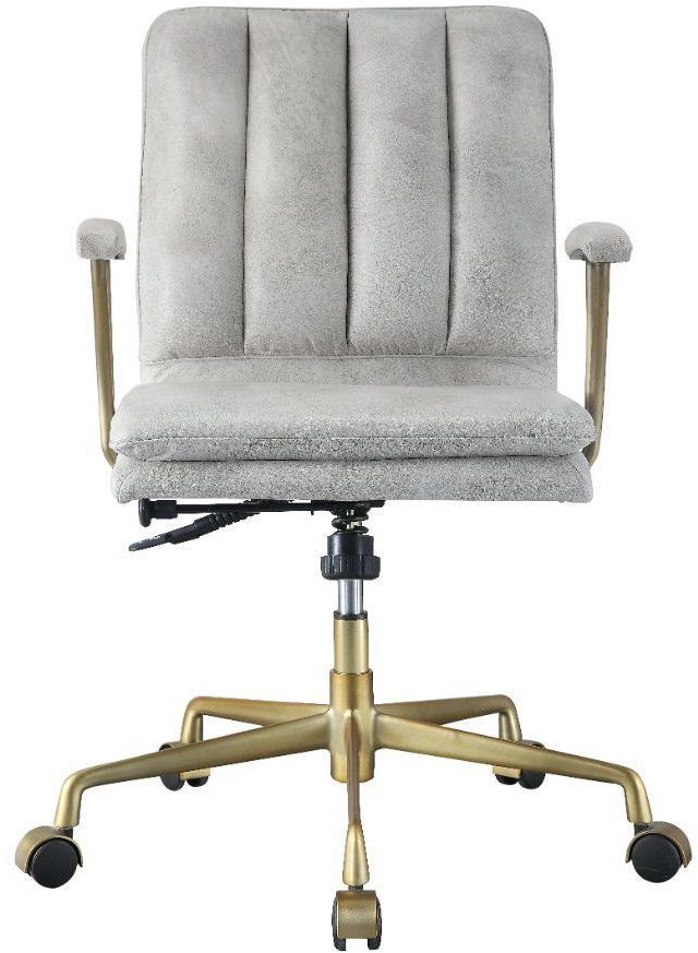 ACME Furniture Damir Chrome/Vintage White Office Chair-3