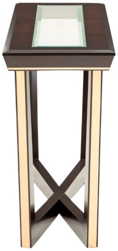 Michael Amini® Belmont Place Espresso Console Table-2