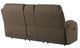 Emerald Home Adrian Walnut Brown Manual Glider Reclining Loveseat with Console-4