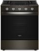 Whirlpool® 30" Black Stainless Steel Slide In Gas Range-0