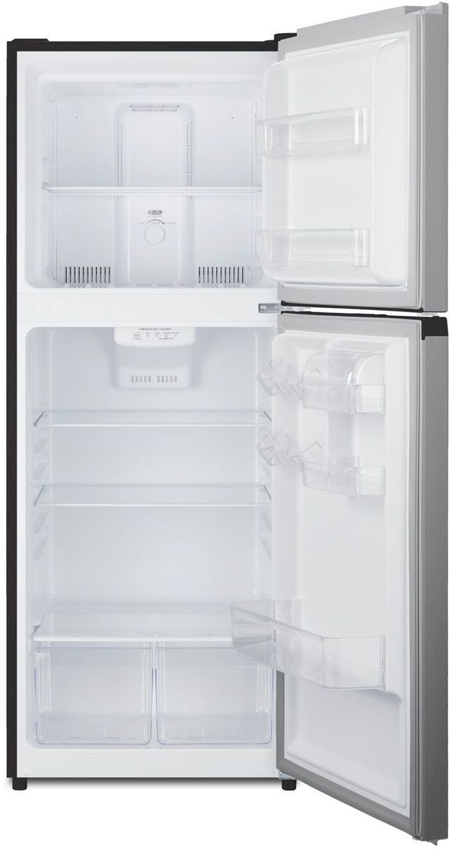 Summit® 10.1 Cu. Ft. Stainless Look Top Freezer Refrigerator -2