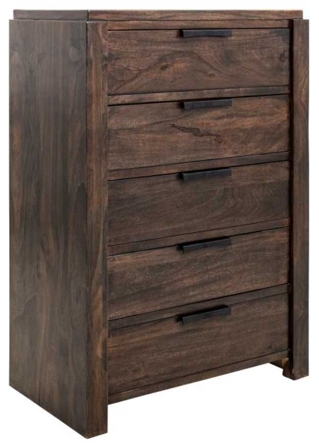 International Furniture Direct Raramuri Black Chest-4