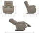 La-Z-Boy® Joshua Linen Power Rocking Recliner with Headrest-2