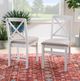 Linon Torino 2-Piece White X-Back Dining Chair-1