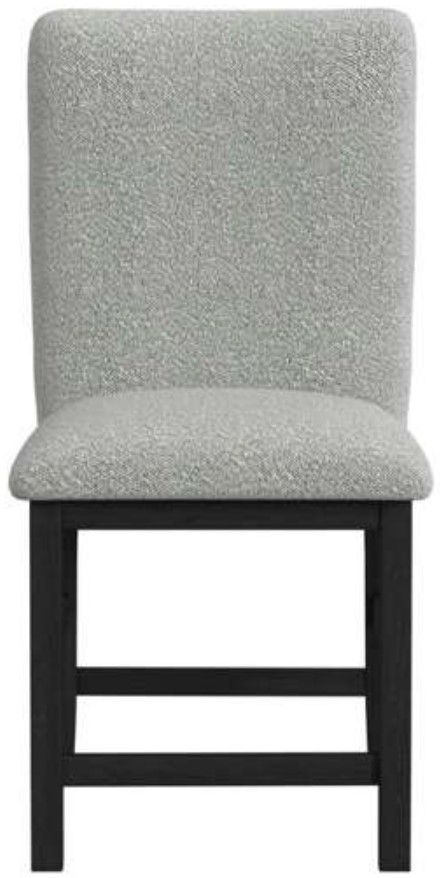 Elements International Portland Black/Gray 20" Counter Stool-3