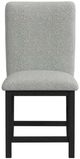 Elements International Portland Black/Gray 20" Counter Stool-3