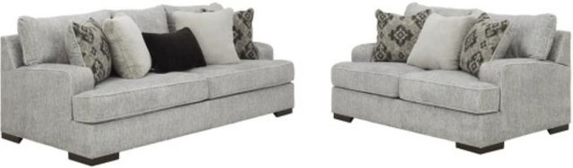 Benchcraft® Mercado 2-Piece Pewter Living Room Set-0