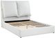 Coaster® Gwendoline White Upholstered Queen Platform Bed-1